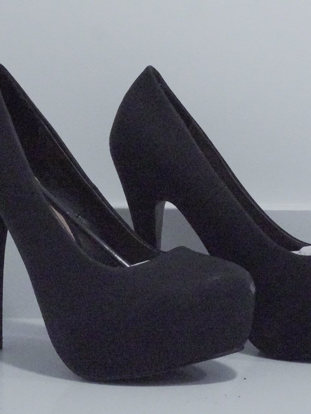 black heels
